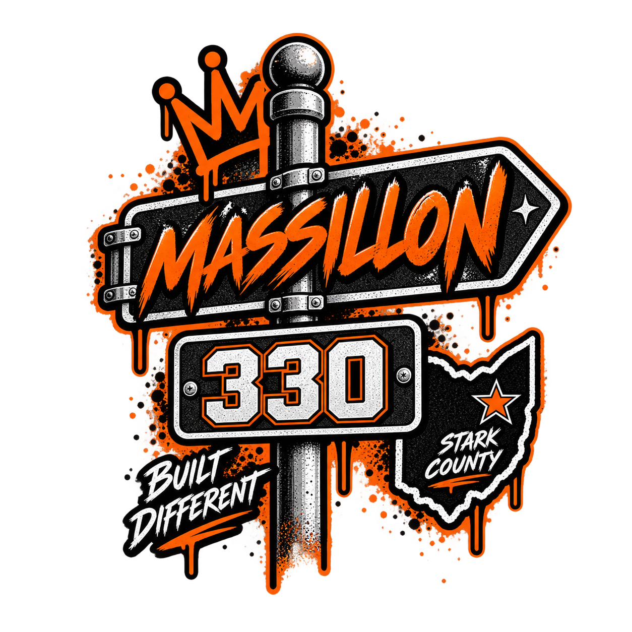 Design 1 Massillon 330 Signpost